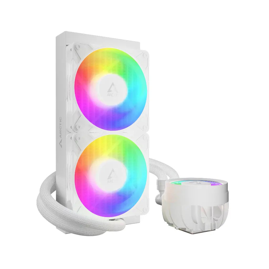 ARCTIC Liquid Freezer III Pro A‑RGB 240mm AIO CPU Liquid Cooler - White-tpstech.in