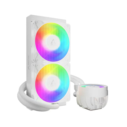 ARCTIC Liquid Freezer III Pro A‑RGB 240mm AIO CPU Liquid Cooler - White-tpstech.in