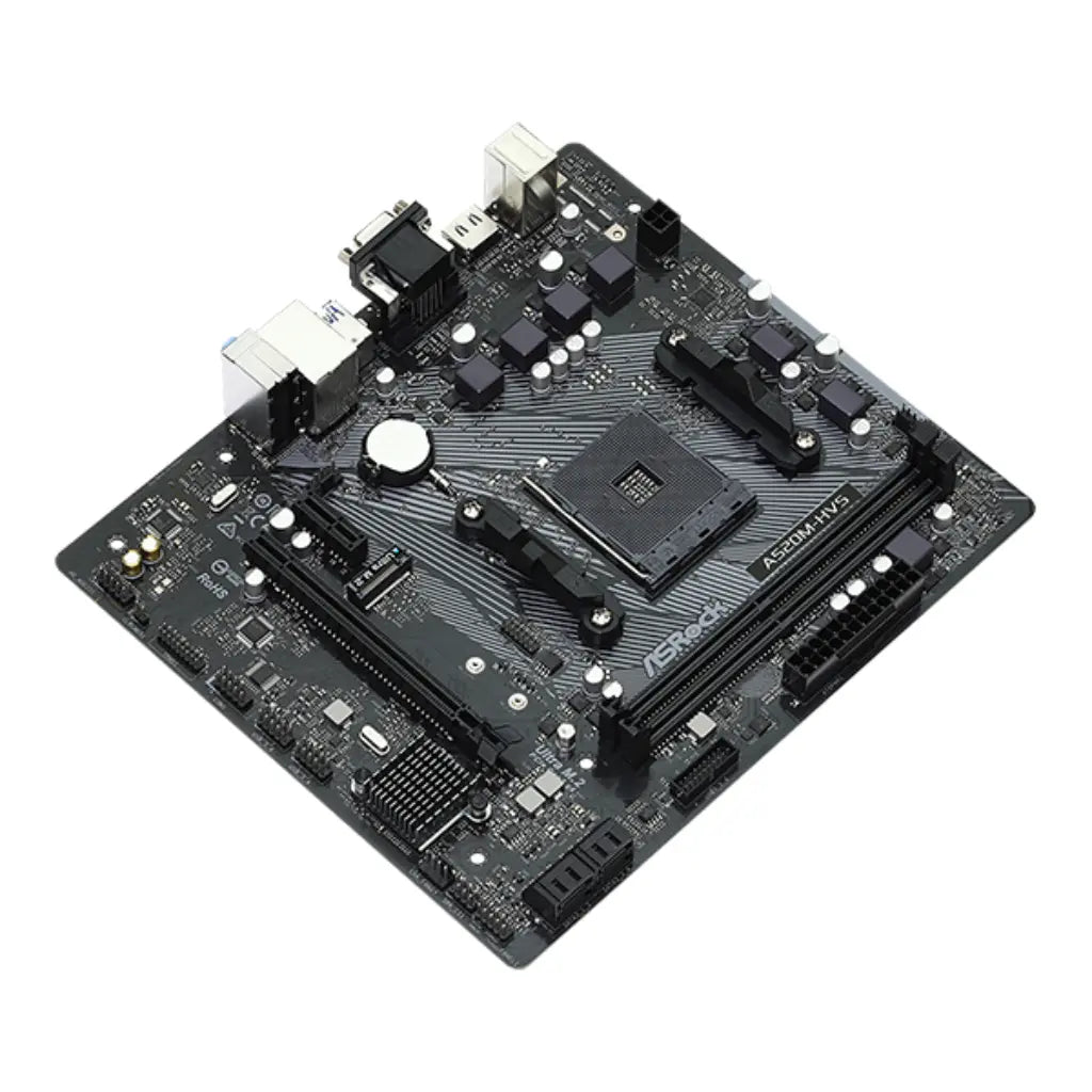 ASRock A520M HVS AMD A520 AM4 Micro ATX DDR4 Motherboard-tpstech.in