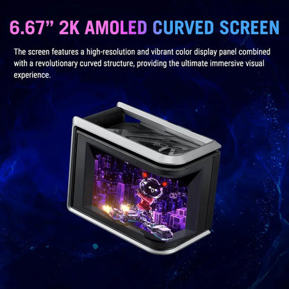 ASUS ROG Ryuo IV SLC 360 ARGB 360mm Liquid CPU Cooler with 6.67 Inch AMOLED Display-tpstech.in