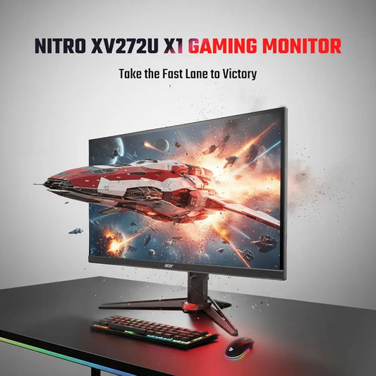 Acer Nitro XV272U X1 27" 200Hz 0.5ms WQHD IPS Gaming Monitor-tpstech.in