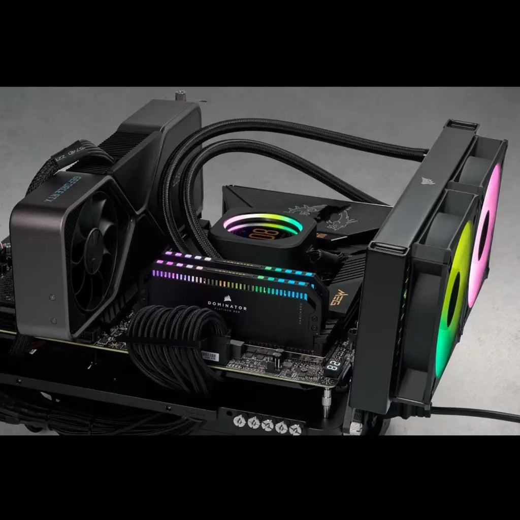CORSAIR Dominator Platinum RGB 32GB (2x16GB) DDR5 RAM 6000MHz CL36 Desktop Memory-tpstech.in