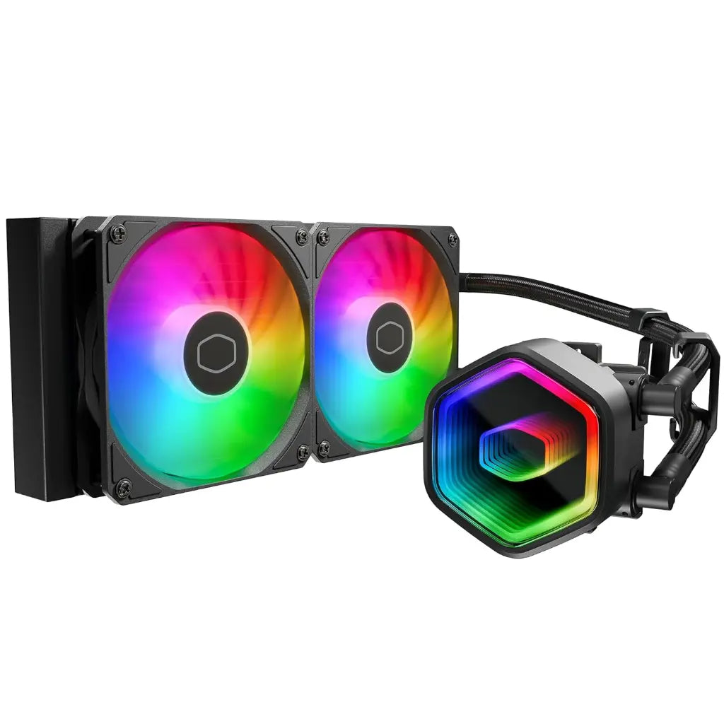 Cooler Master MasterLiquid Core II 240 ARGB AIO Liquid CPU Cooler - Black-tpstech.in