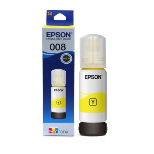 Epson 001 (C13T03Y498) Yellow Ink Bottle 70ml  for EcoTank Printers-tpstech.in