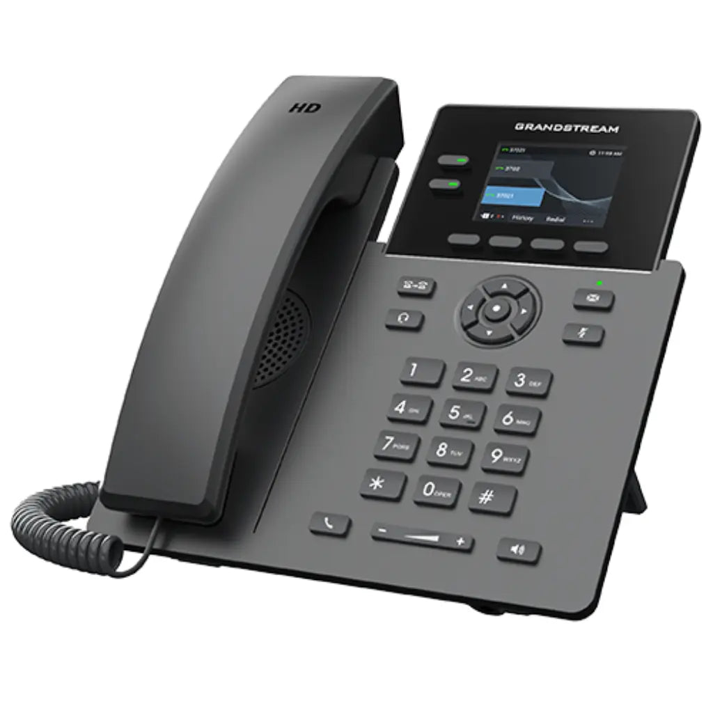 Grandstream GRP2610P 2‑Line SIP IP Phone with PoE Color LCD HD Audio-tpstech.in