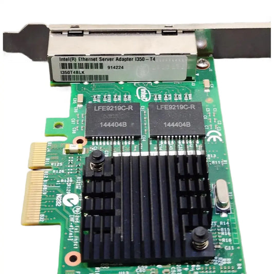 Intel I350T4BLK Ethernet Server Adapter Quad Port Gigabit PCIe Network Card-tpstech.in