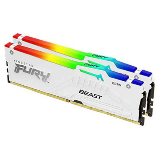 Kingston FURY Beast 64GB RGB DDR5 RAM 6000MHz CL30 Desktop Memory-tpstech.in