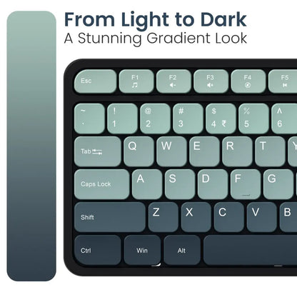 Portronics Key11 Combo POR 2611 Wireless Keyboard and Mouse Set - Grey-tpstech.in