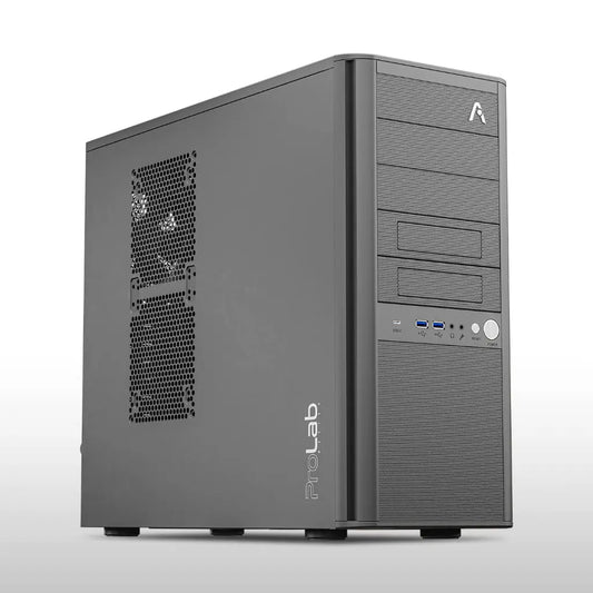 Prolab Design AI838 Mid Tower Workstation Cabinet with Type C USB High Airflow Support-tpstech.in