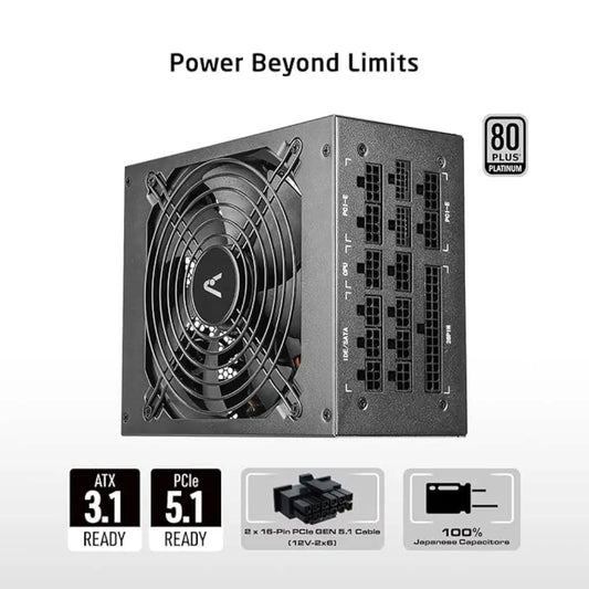 Prolab Design XPower XP‑2000P 2000W ATX 3.1 80 Plus Platinum Fully Modular PSU-tpstech.in