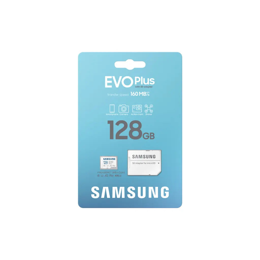 Samsung EVO Plus 128GB microSDXC Memory Card-tpstech.in