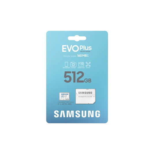 Samsung EVO Plus 512GB microSDXC Memory Card-tpstech.in