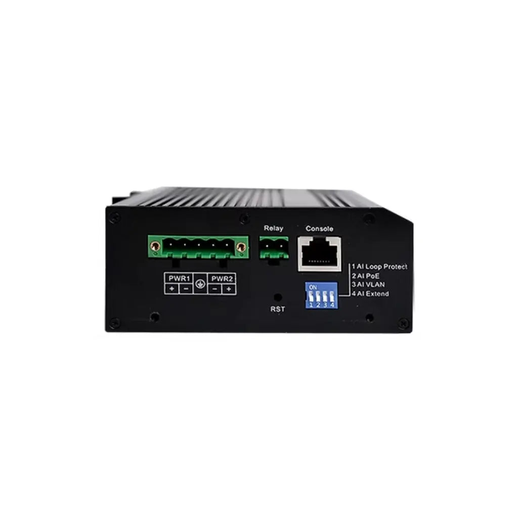 Syrotech SY-8000P-2S-IND Industrial PoE Switch with 2 Gigabit Ports-tpstech.in