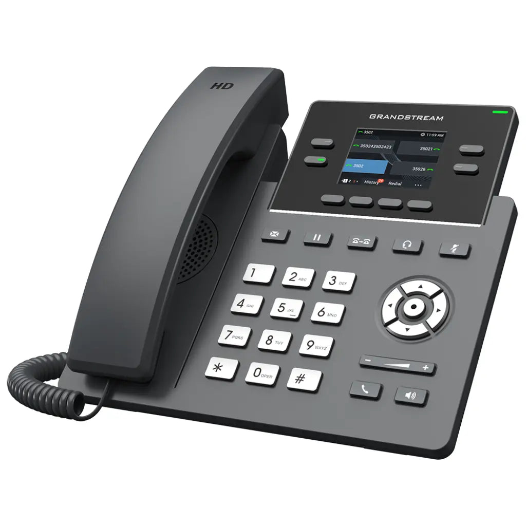  Grandstream GRP Series GRP2612 Carrier Grade IP Phone with HD Audio and PoE-tpstech.in