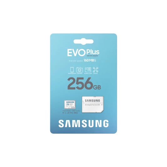  Samsung EVO Plus 256GB microSDXC Memory Card-tpstech.in