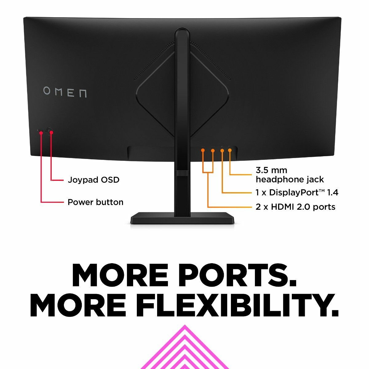 HP OMEN 34C 780K9AA 34" WQHD 165Hz 1ms Curved Gaming Monitor