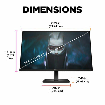 HP OMEN 780F0AA 23.8" FHD 165Hz IPS Gaming Monitor
