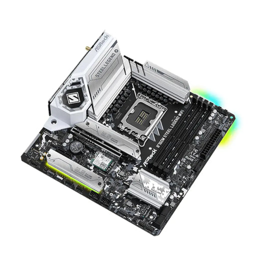 ASRock B760M Steel Legend Wi-Fi DDR5 Intel LGA 1700 Micro ATX Motherboard-tpstech.in