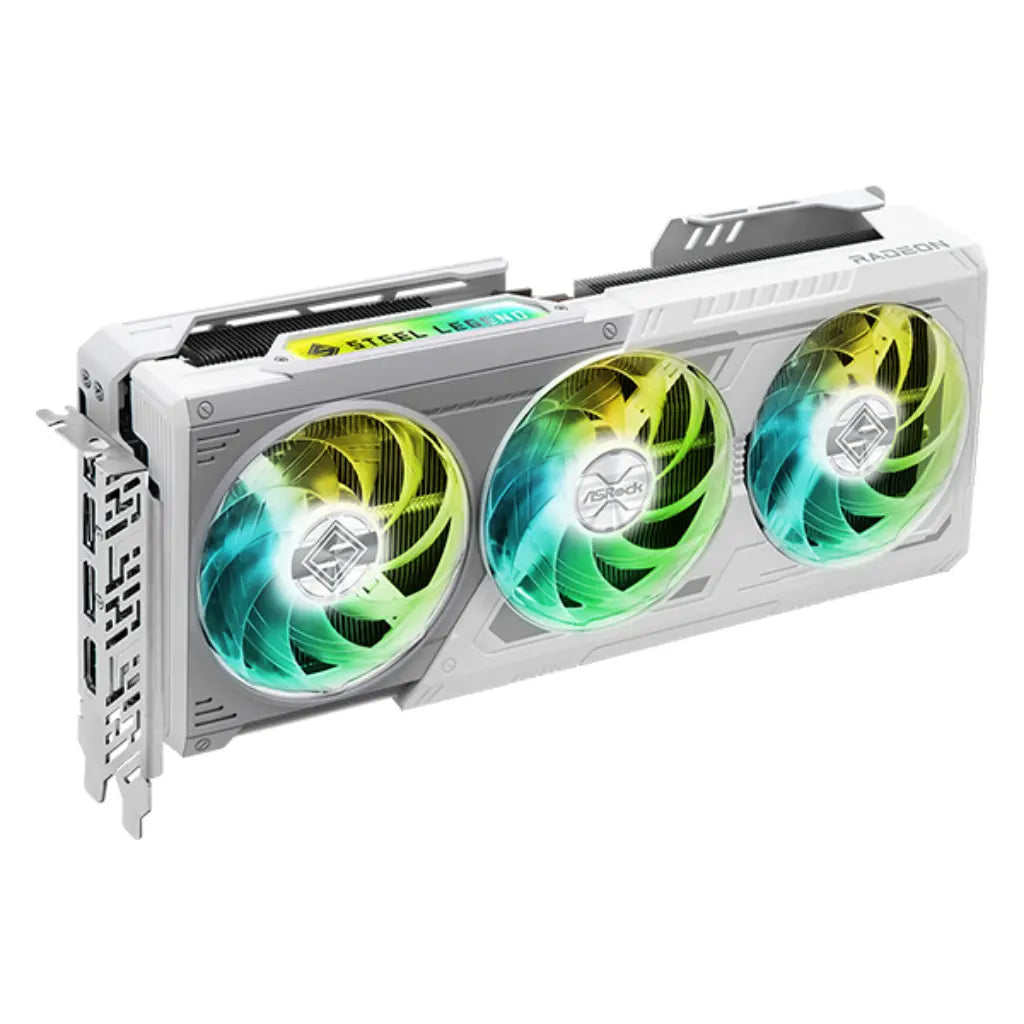 ASRock Radeon RX 9070 XT Steel Legend 16GB GDDR6 Graphics Card-tpstech.in