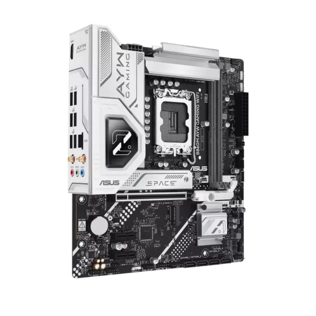 ASUS B860M AYW GAMING WIFI B860 LGA1851 DDR5 microATX WiFi 6 Motherboard-tpstech.in
