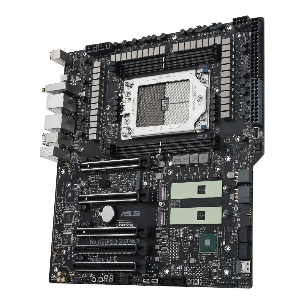 ASUS PRO WS TRX50-SAGE WIFI AMD TRX50 Chipset sTR5 Socket DDR5 CEB Workstation Motherboard-tpstech.in