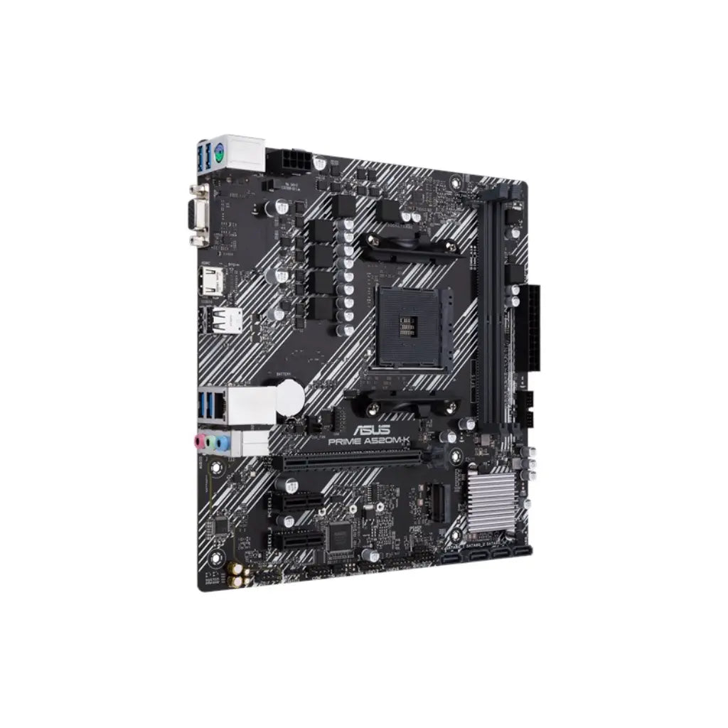 ASUS Prime A520M‑K A520 AMD AM4 Micro ATX Motherboard-tpstech.in