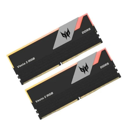 Acer Predator Vesta II RGB 32GB (16GBx2) DDR5 RAM 6000MHz CL36 288-Pin Gaming Desktop Memory-tpstech.in