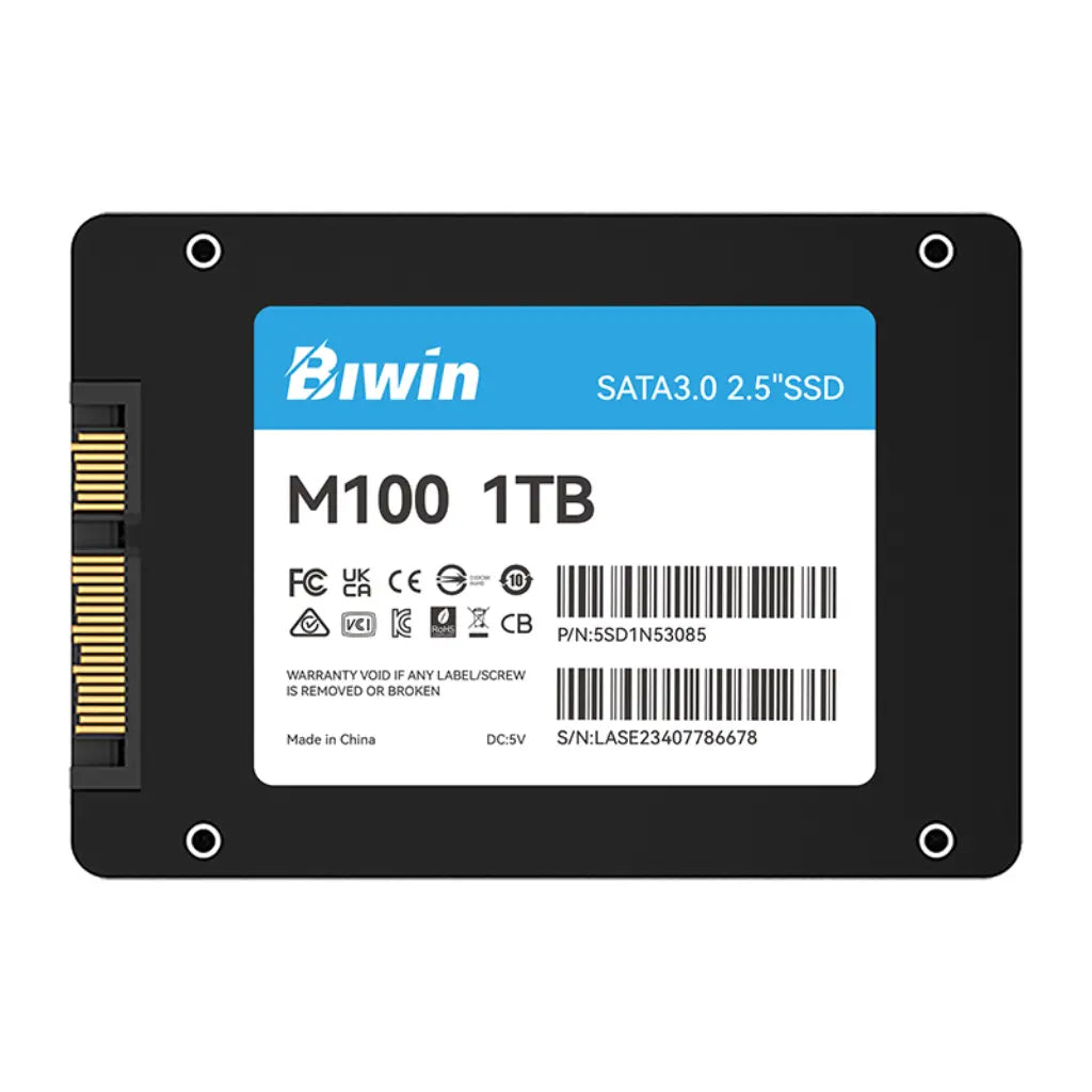 Biwin M100 2.5'' 1TB SATA III Internal Solid State Drive-tpstech.in