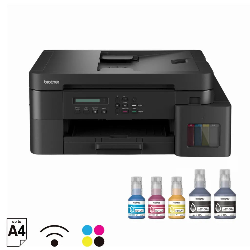 Brother DCP-T830DW Wi-Fi Multifunction Ink Tank Printer with Auto Duplex ADF-tpstech.in