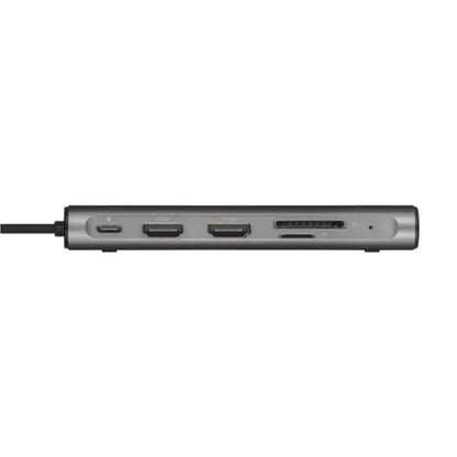 Cadyce CA-2HDVG USB-C Dual HDMI & VGA Docking Station Gigabit LAN SD/MicroSD USB Ports-tpstech.in