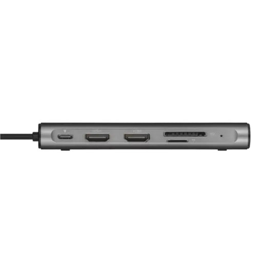 Cadyce CA-2HDVG USB-C Dual HDMI & VGA Docking Station Gigabit LAN SD/MicroSD USB Ports-tpstech.in