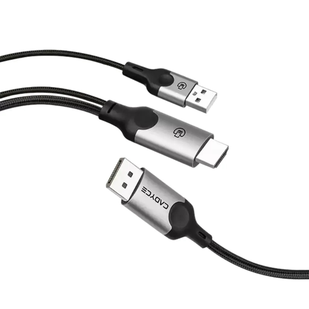 Cadyce CA-2MHDP HDMI to DisplayPort Cable with Audio 4K@60Hz 2M-tpstech.in