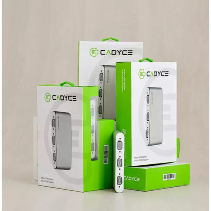 Cadyce CA-4VSP 4-Port VGA Splitter with 500MHz Bandwidth & Full HD Support-tpstech.in