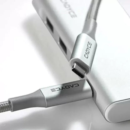Cadyce CA-C2C 2M USB-C Sync & Charge Cable - CADMiUM Space Gray -tpstech.in