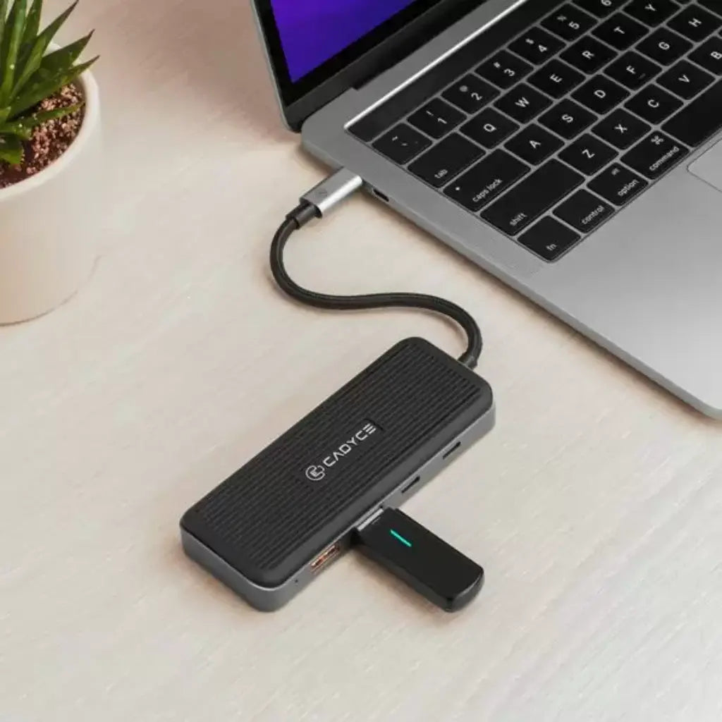 Cadyce CA-C2U2H USB-C to 2x USB-A & 2x USB-C Hub USB 3.1 Gen2 10Gbps-tpstech.in