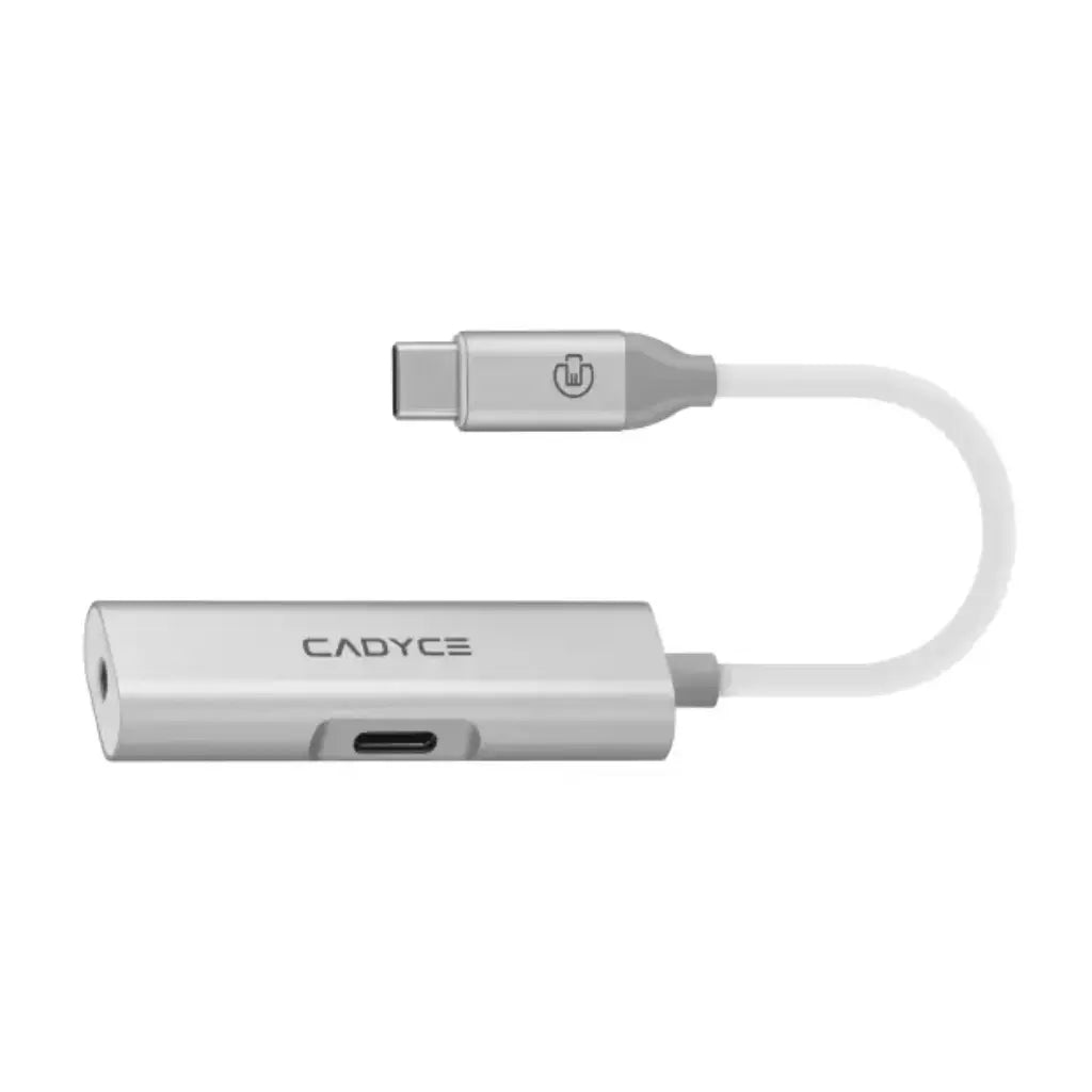 Cadyce CA-CAUC USB-C to 3.5mm Audio Adapter with PD Charging-tpstech.in