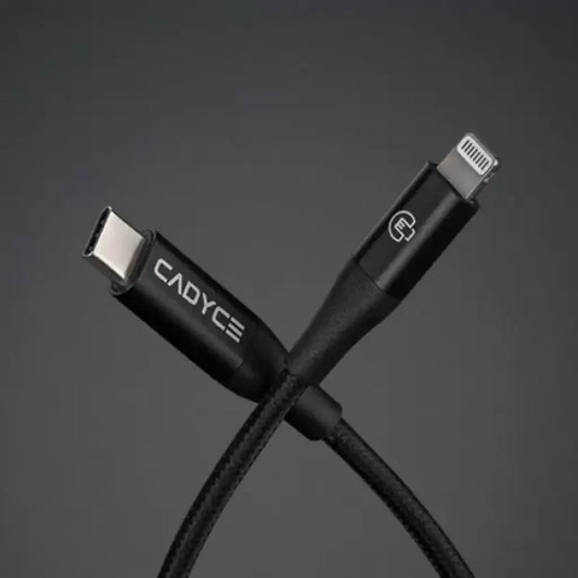 Cadyce CA-CLC USB-C to Lightning Cable 1.2m - Black-tpstech.in