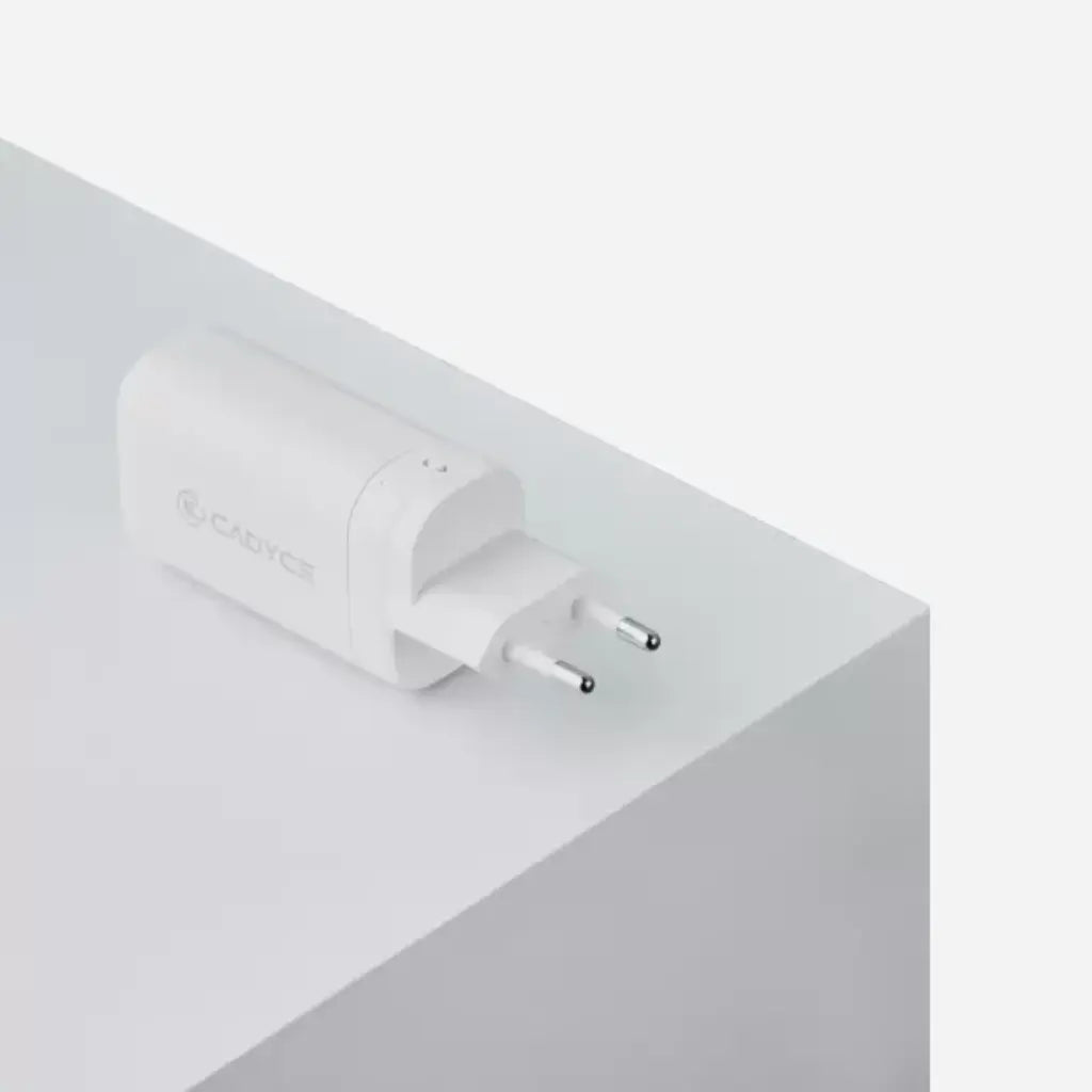 Cadyce CA-CPA61 65W GaN Wall Charger with Dual USB-C PD 3.0 & USB-A QC 3.0-tpstech.in