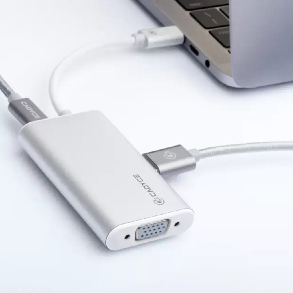Cadyce CA-CVM USB-C to VGA Multiport Adapter with USB 3.0-tpstech.in