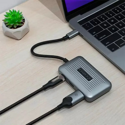 Cadyce CA-DUHD4K USB-C to Dual HDMI Converter 4K@60Hz-tpstech.in