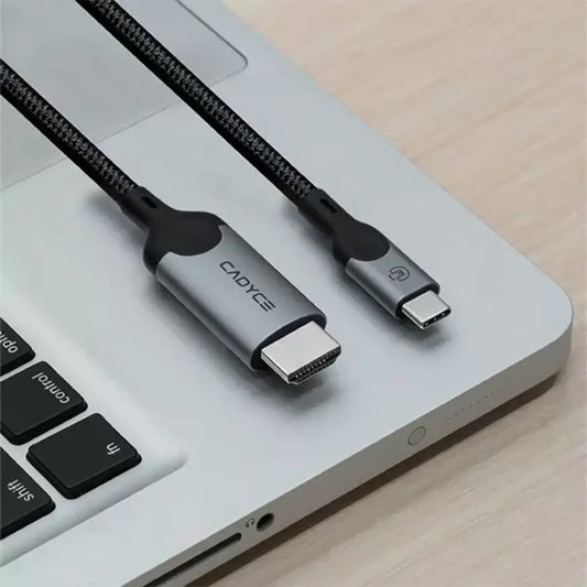 Cadyce CA-HDUC180 HDMI 2.1 to USB-C 3.1 Cable 1.8M 8K@30Hz 40Gbps-tpstech.in