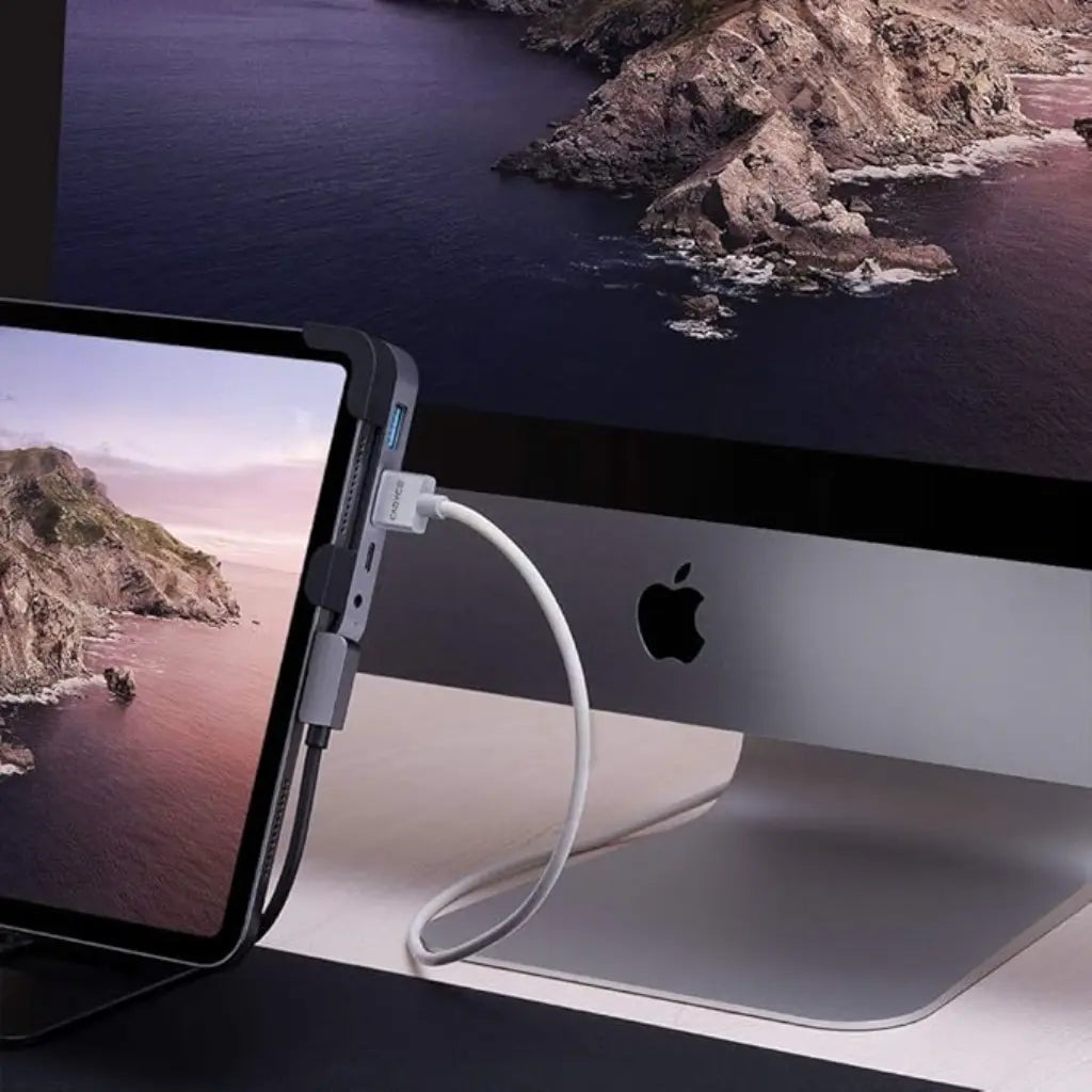 Cadyce CA-IPDS USB-C iPad Pro Docking Station with 4K HDMI 100W PD SD/MicroSD & Audio Jack-tpstech.in