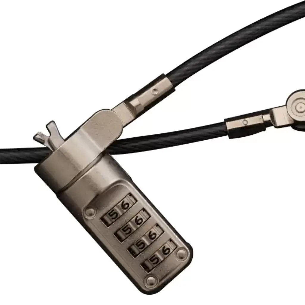 Cadyce CA-NWCLK Numbered Wedge Cable Lock with 4-Digit Combination & Twisted Steel Cable-tpstech.in