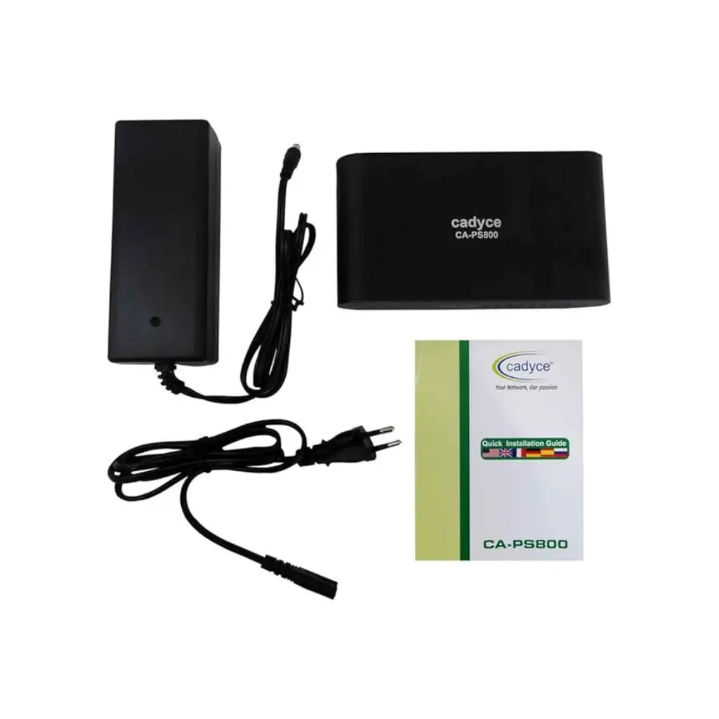 Cadyce CA-PS800 8-Port 10/100Mbps Fast Ethernet PoE Switch IEEE 802.3af 120W Power Budget-tpstech.in