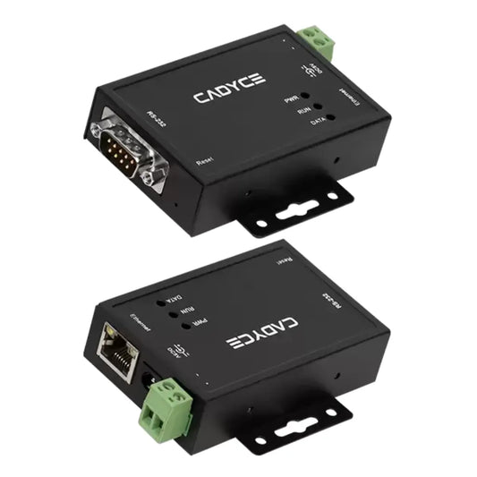 Cadyce CA-RS2RJ RS-232 Serial to 10/100Mbps Ethernet Converter DC 5V Power-tpstech.in