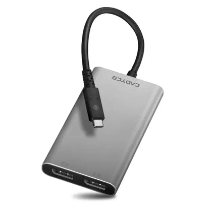 Cadyce CA-T3DP Thunderbolt™ 3 to Dual DisplayPort™ Adapter Supports Dual 4K or Single 5K Display-tpstech.in