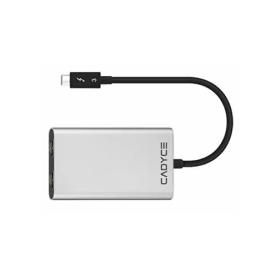 Cadyce CA-T3HD Thunderbolt™ 3 to Dual HDMI Adapter Supports Dual 4K Displays HDMI 2.0-tpstech.in