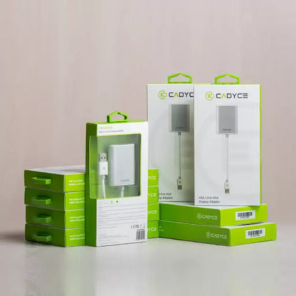 Cadyce CA-U2VGA USB 2.0 to VGA Display Adapter Full HD 1080p-tpstech.in