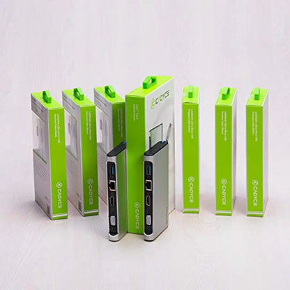 Cadyce CA-U3TDS USB 3.0 Travel Docking Station with HDMI VGA RJ45 USB-A Port-tpstech.in