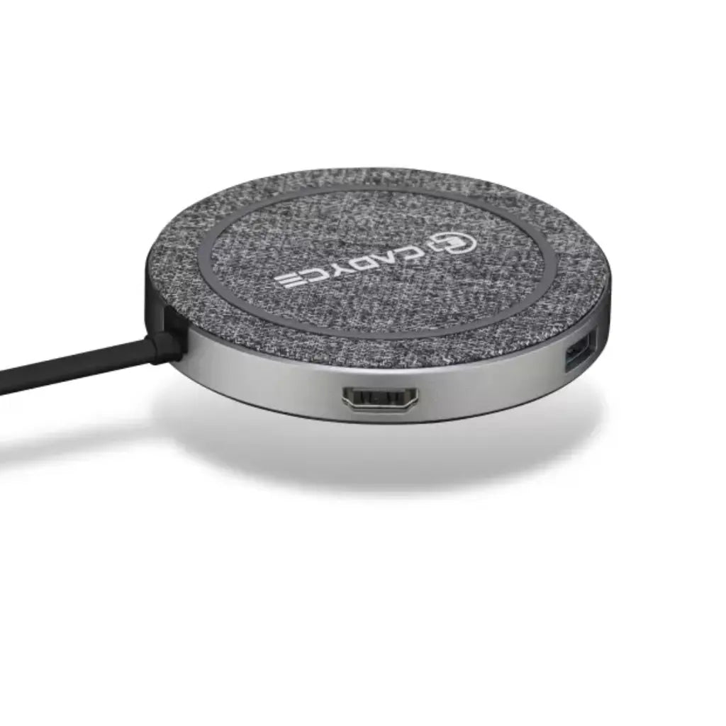 Cadyce CA-WCHP USB-C Dock with Qi Wireless Charging-tpstech.in